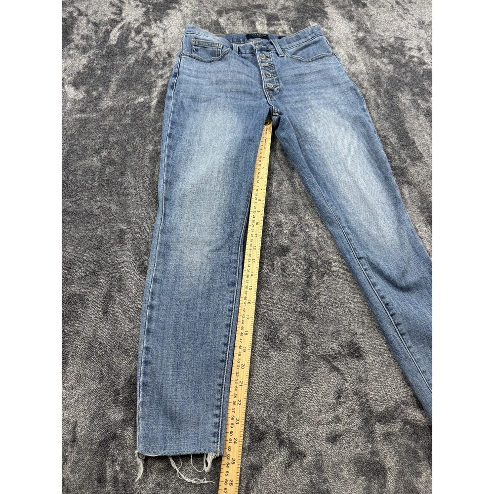 Lucky Brand Bridgette High Rise Ankle Skinny Jeans Button Fly Light Wash 8/29 - Picture 4 of 13